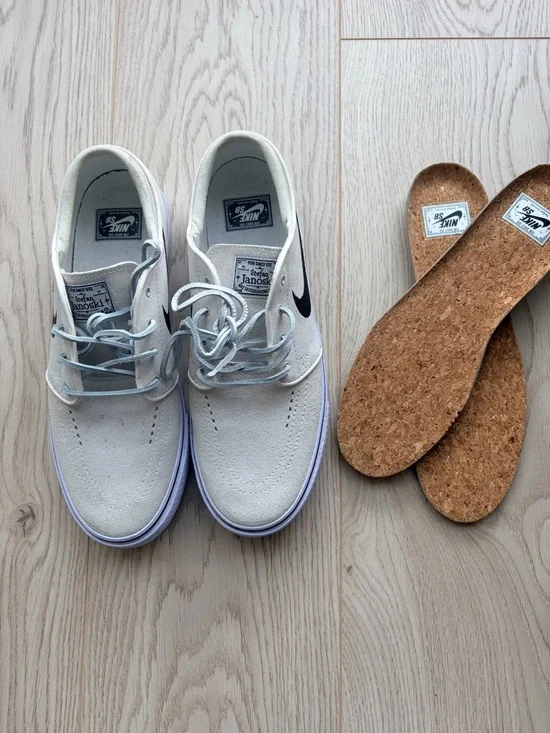 Nike SB Zoom Janoski OG+ Summit White/Black Men's Size 9 - Picture 1 of 7